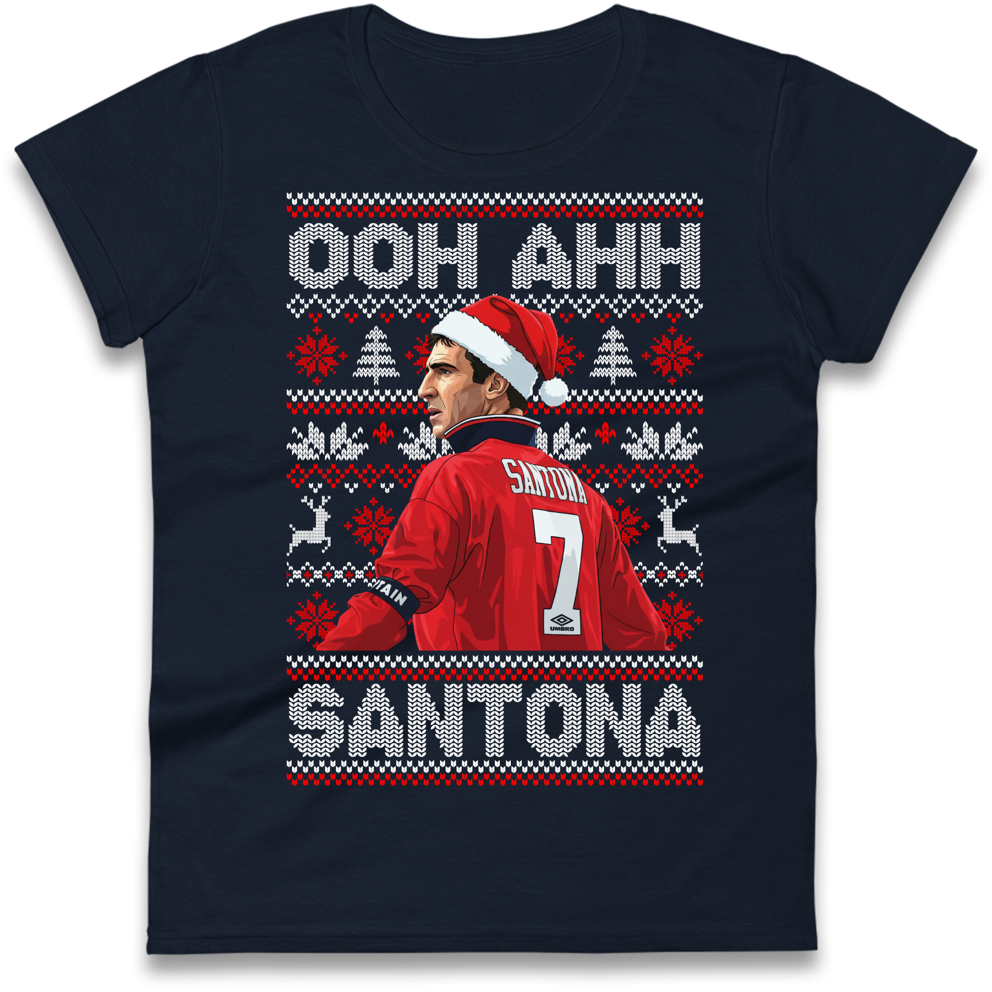 M'nchester United Christmas Ladies Shirt