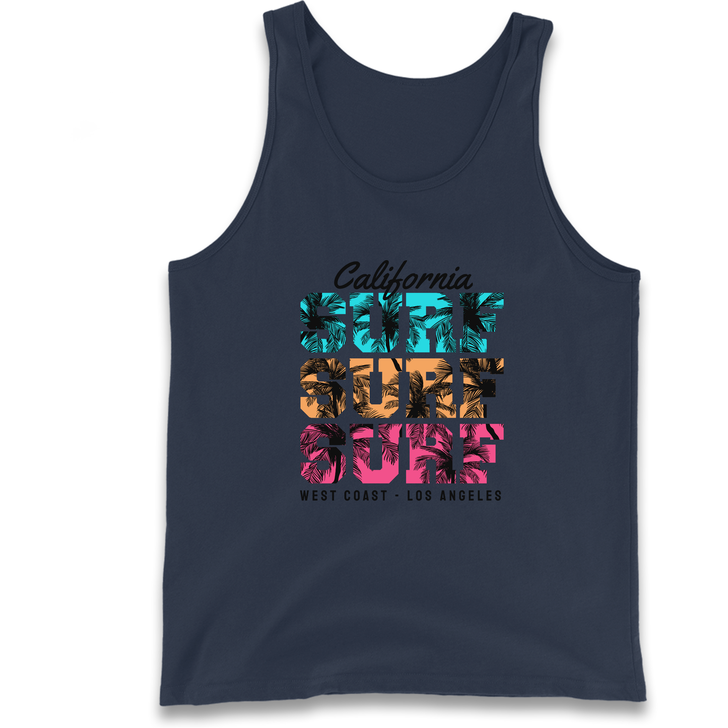 California Surf Surf Surf Tank Top
