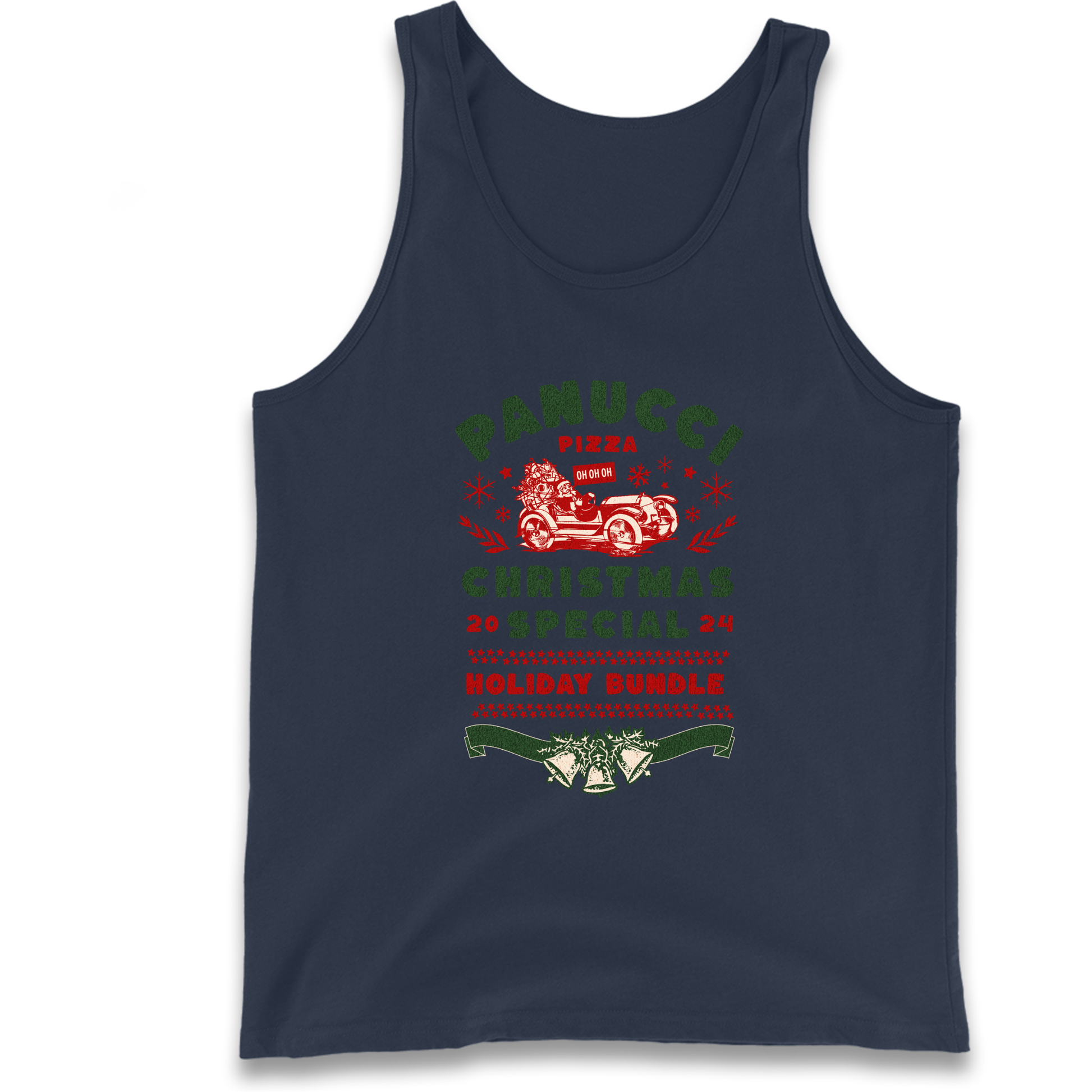 Panucci Pizza Christmas Special Christmas Tank Top
