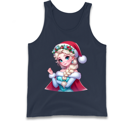 Elsa Frozen Santa Tank Top