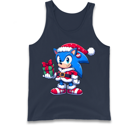 Sonic The Hedgehog Santa Tank Top