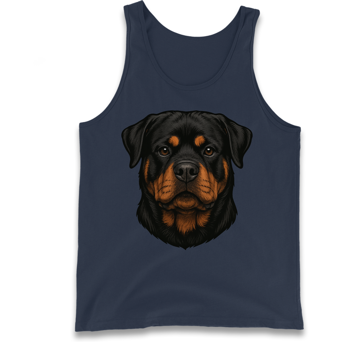 Rottweiler Face Tank Top