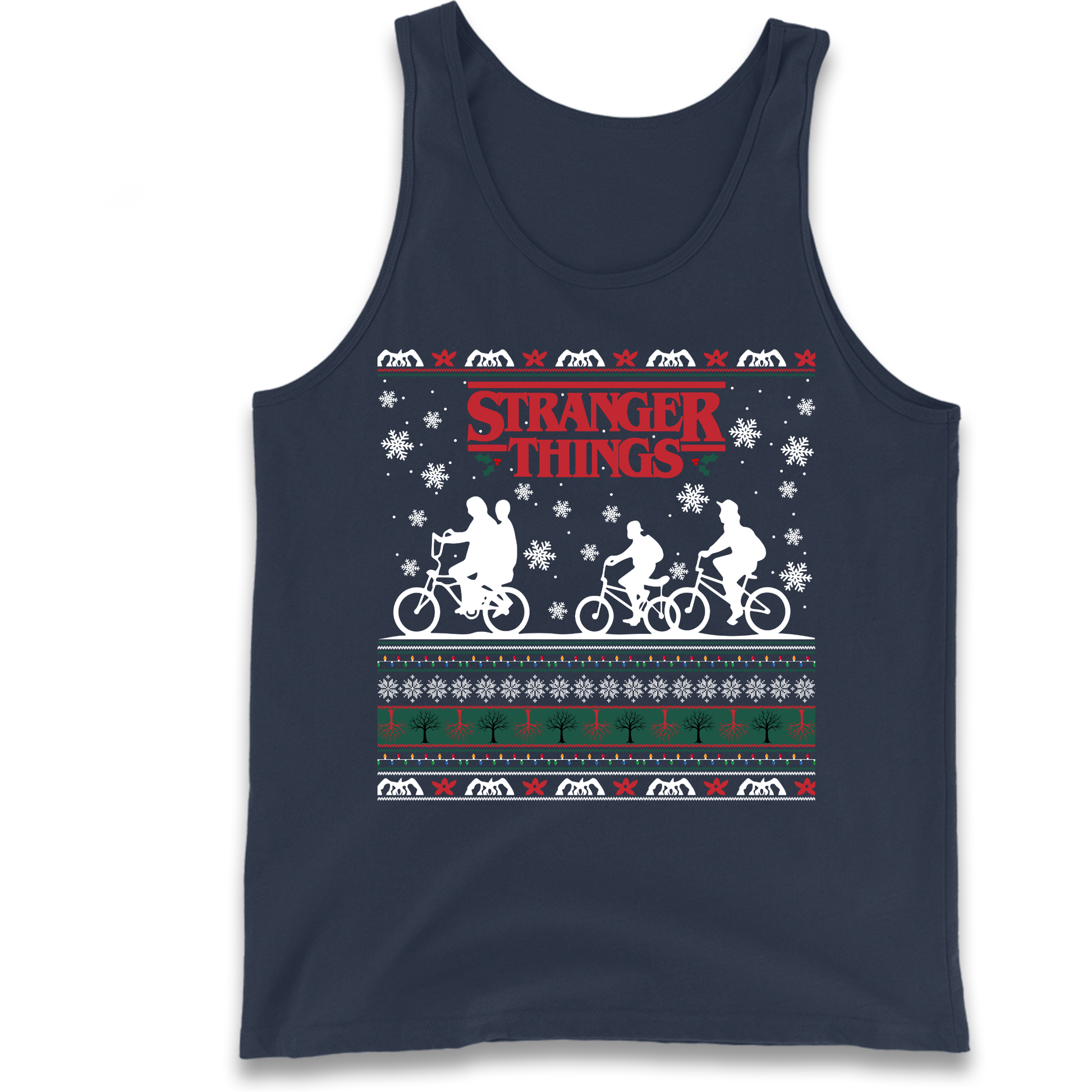Stranger Things Christmas Tank Top
