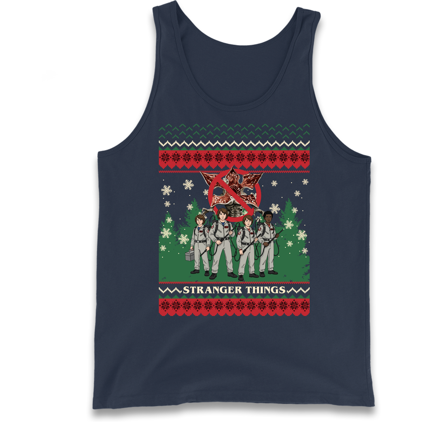Stranger Things Demogorgon Christmas Tank Top