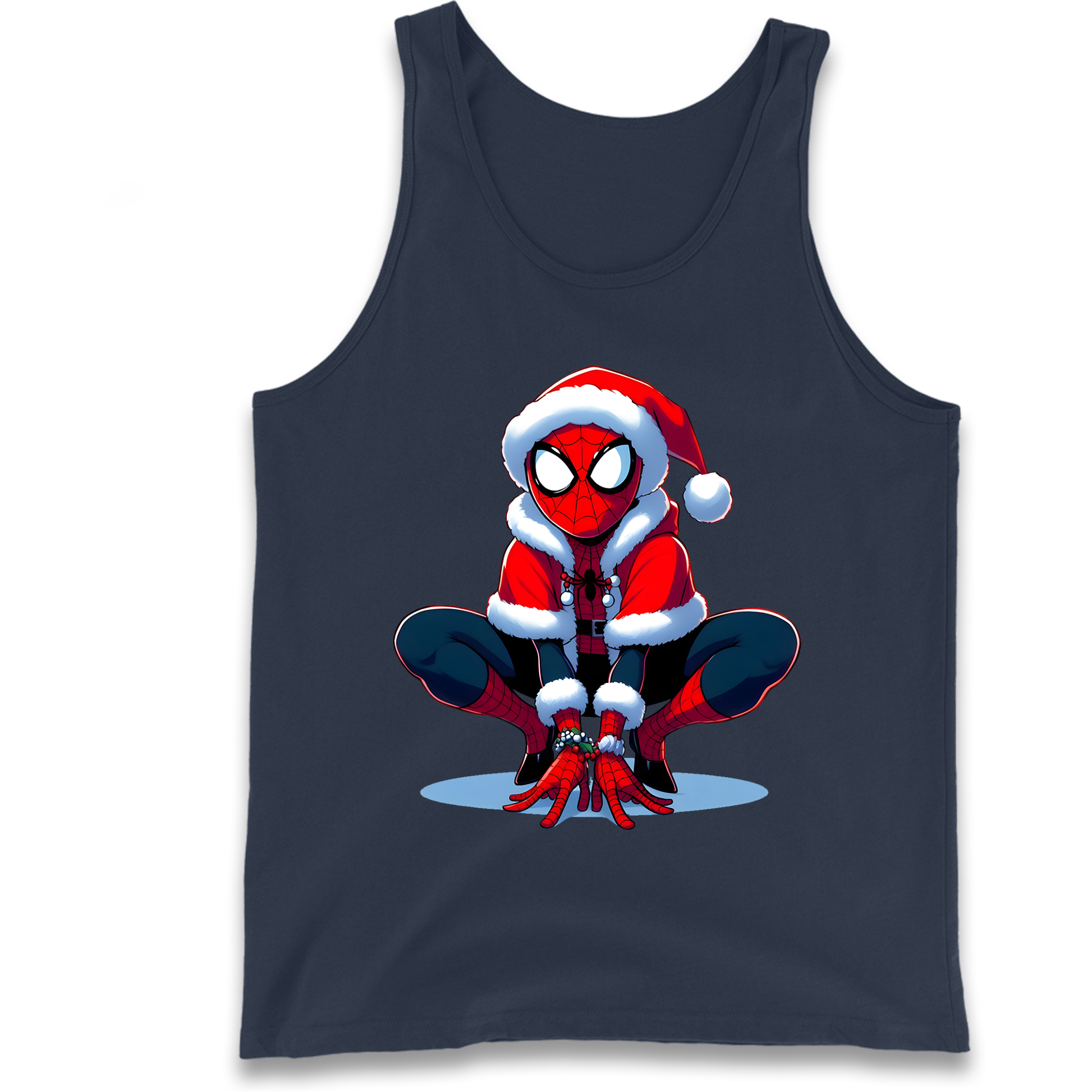 Spiderman Santa Tank Top