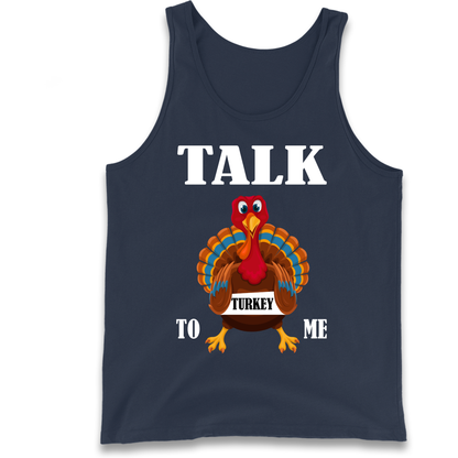Talk Turkey To Me Christmas Tank Top