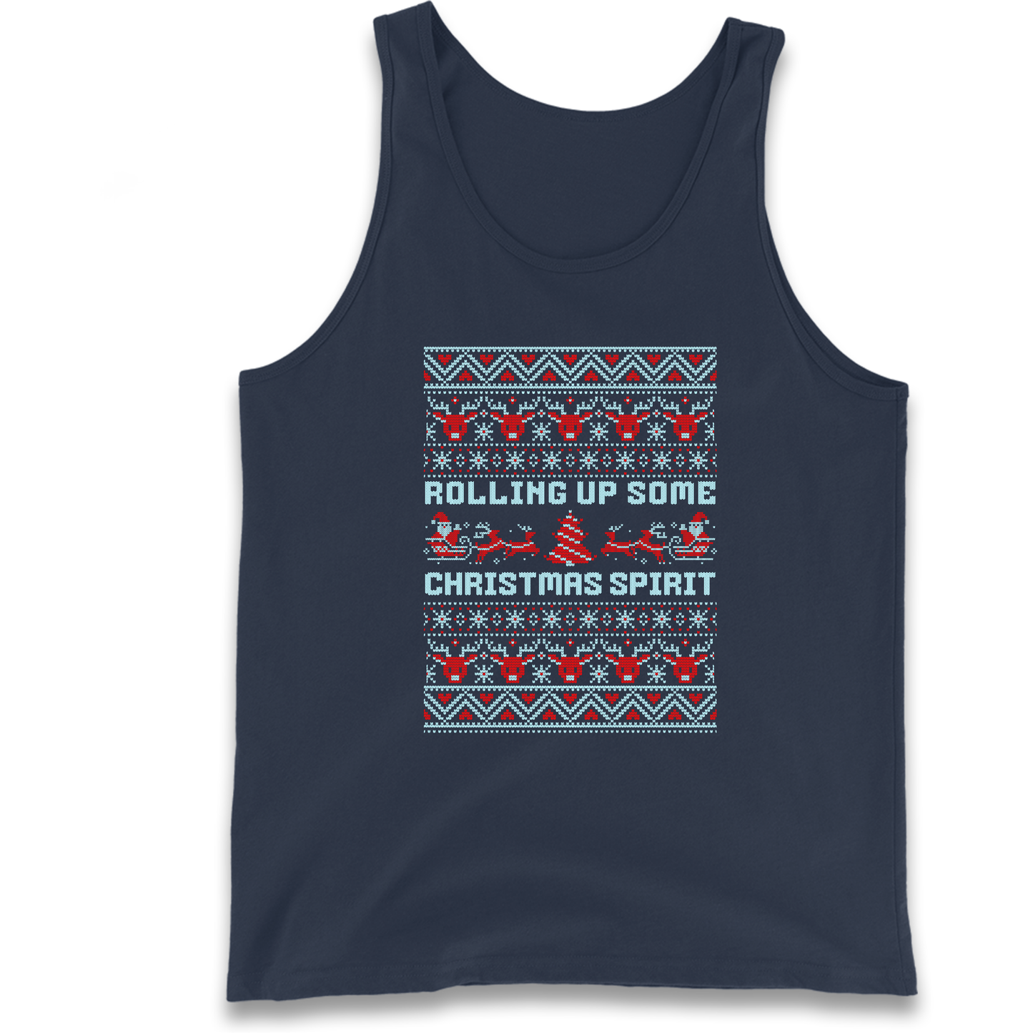 Rolling up Some Christmas Spirit Tank Top