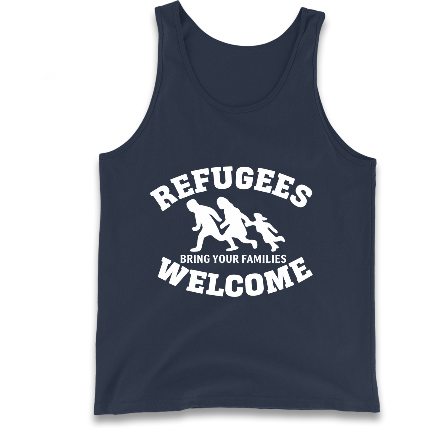 Welcome Refugees Tank Top