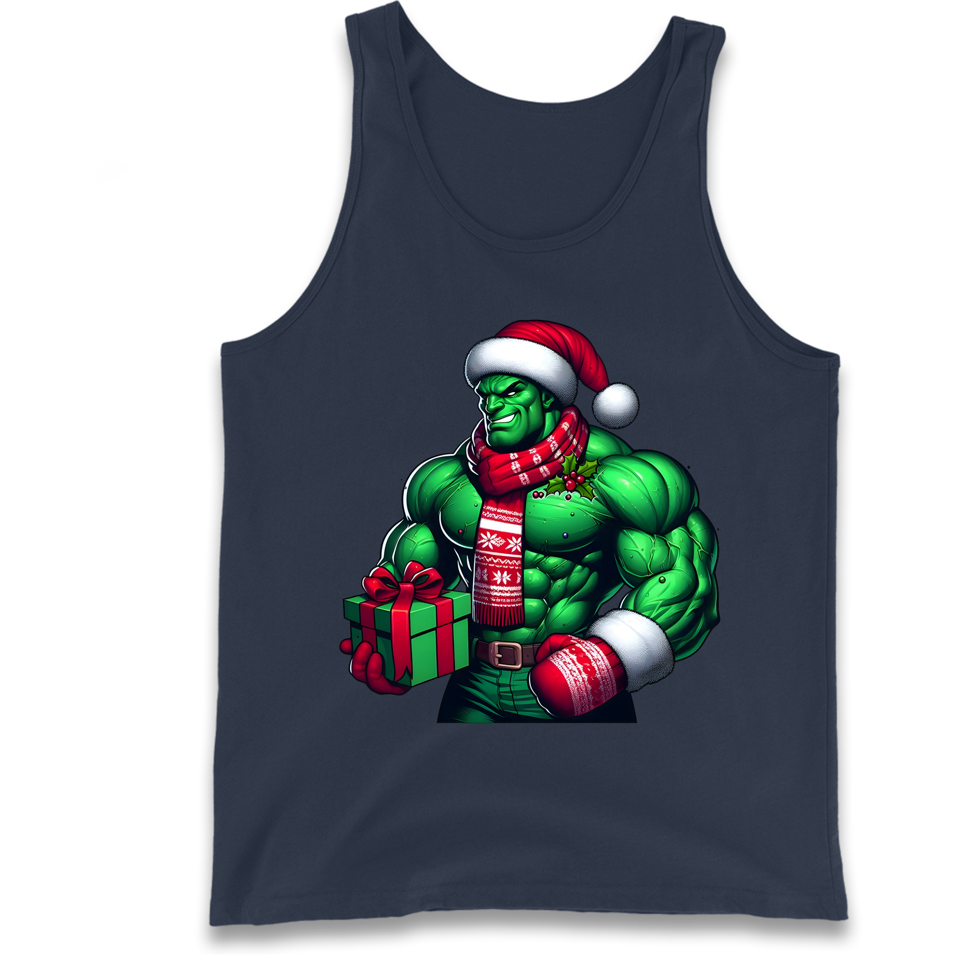 The Hulk Santa Tank Top