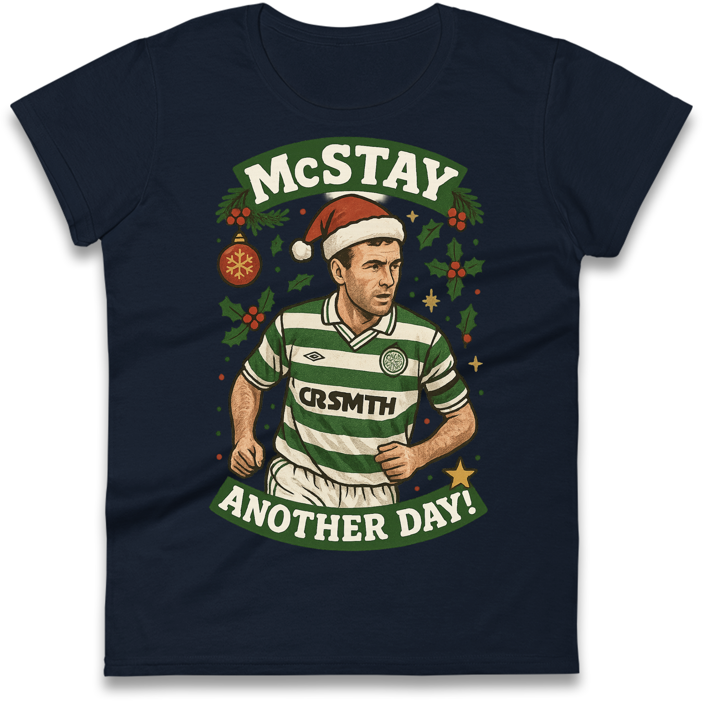 Paul McStay Celtic Christmas Ladies Shirt