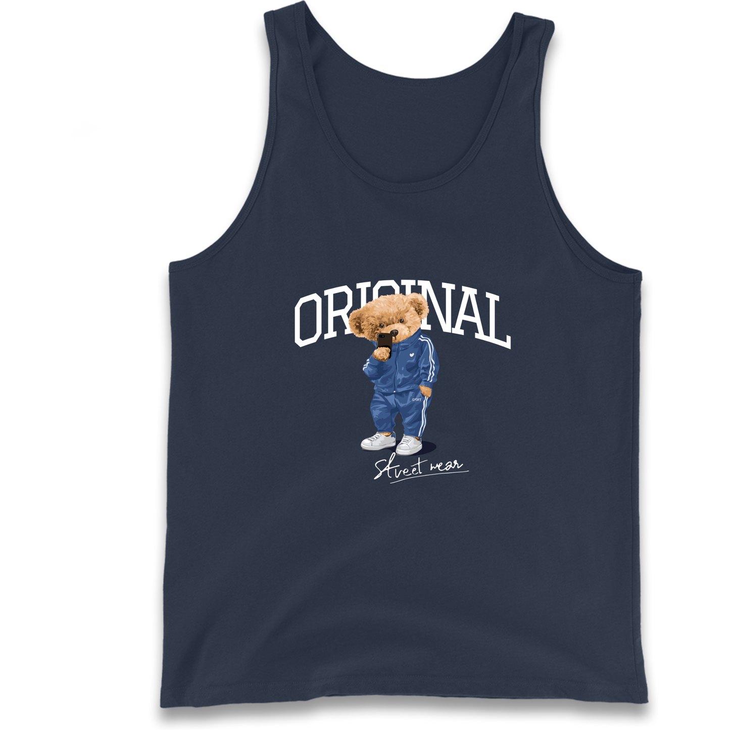 Teddy Bear Original Streetwear Tank Top