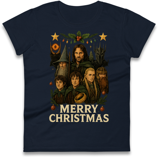 Lord of The Rings Christmas Ladies Shirt
