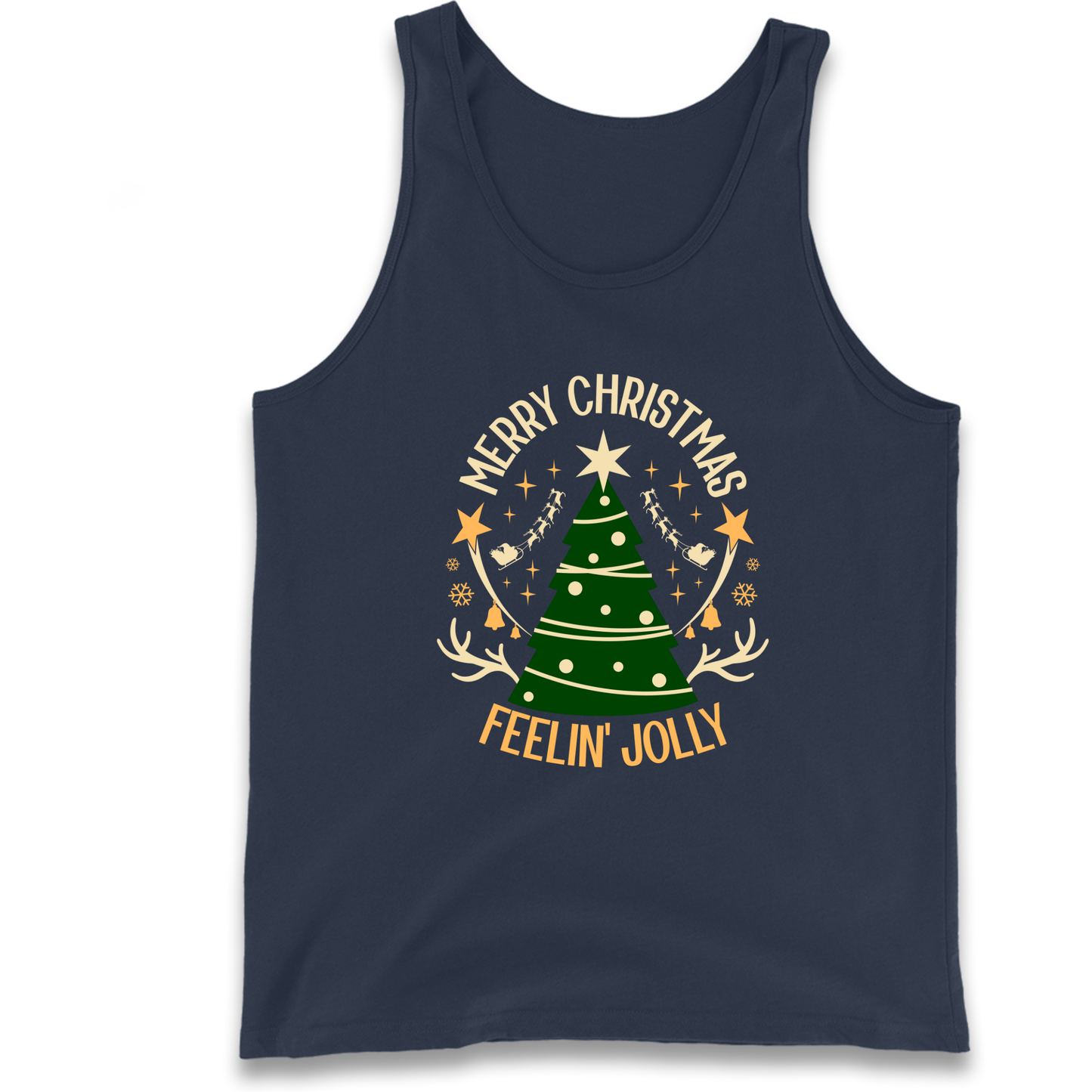 Merry Christmas Feeling Jolly Christmas Tank Top