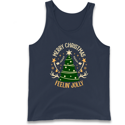 Merry Christmas Feeling Jolly Christmas Tank Top