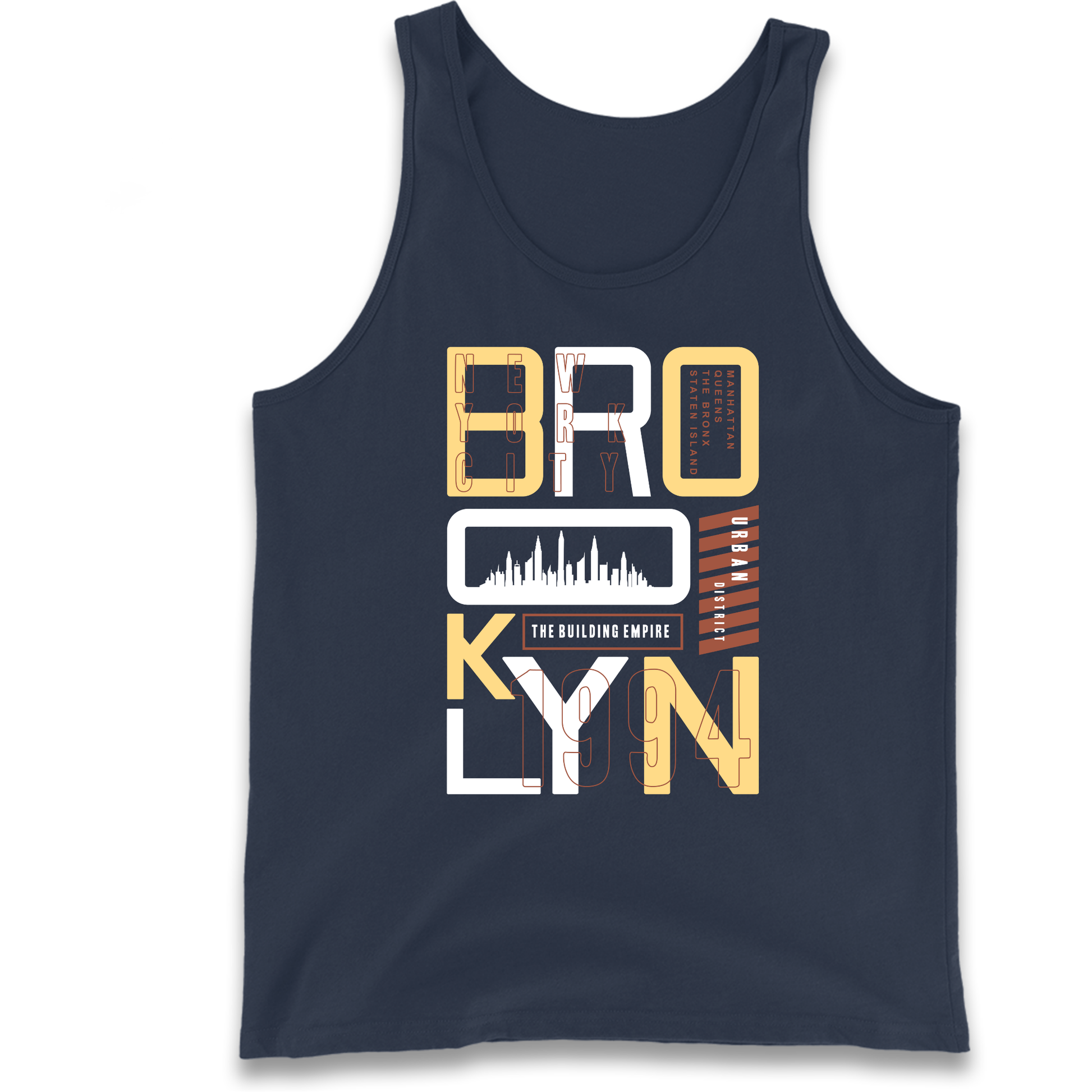 Brooklyn New York Urban District Tank Top