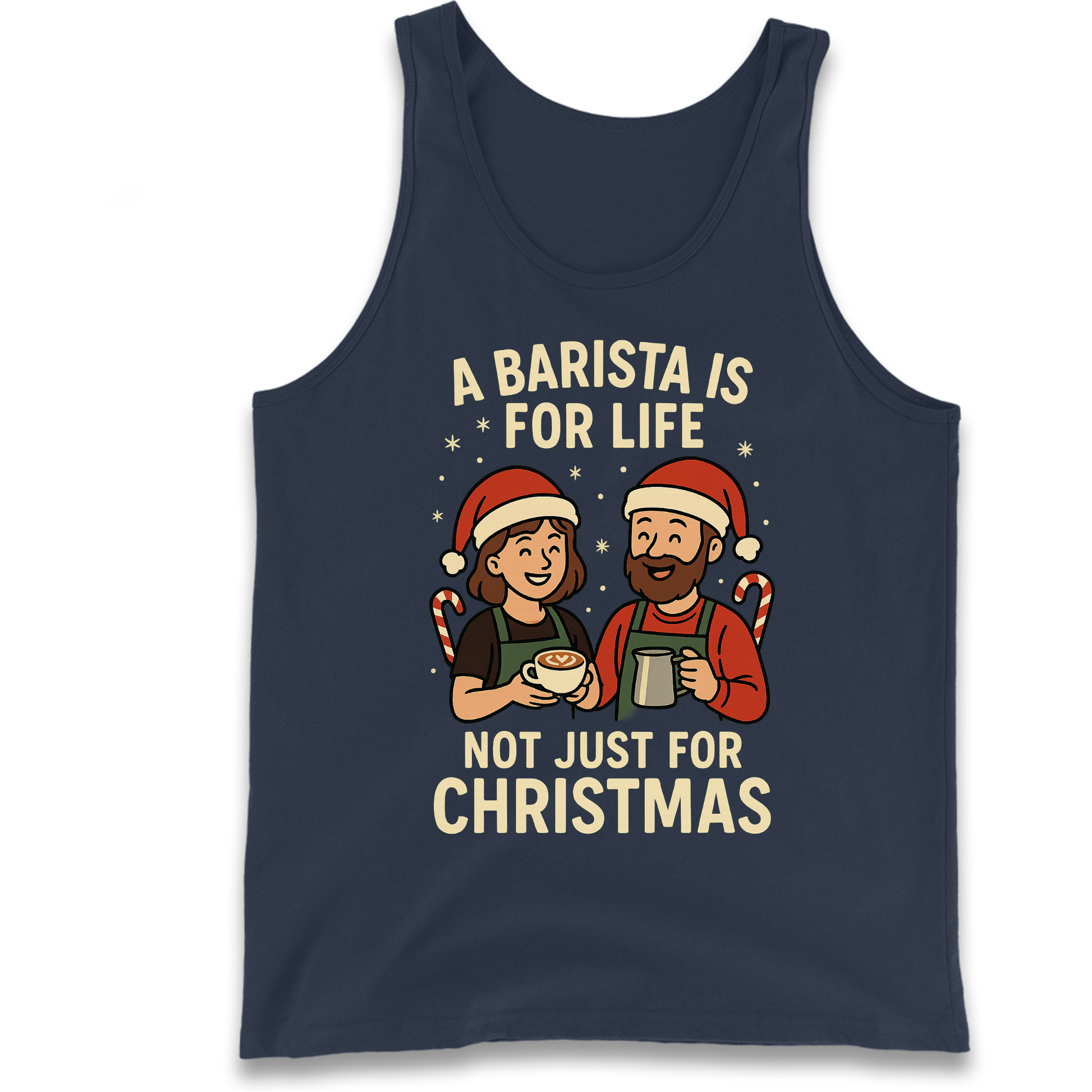 Barista Christmas Tank Top
