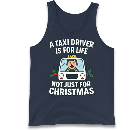 Taxi Driver Christmas Tank Top