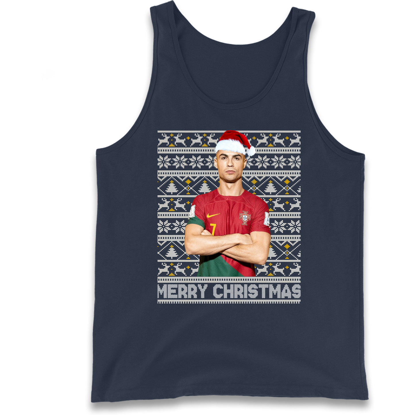 Merry Christmas Ronaldo Tank Top