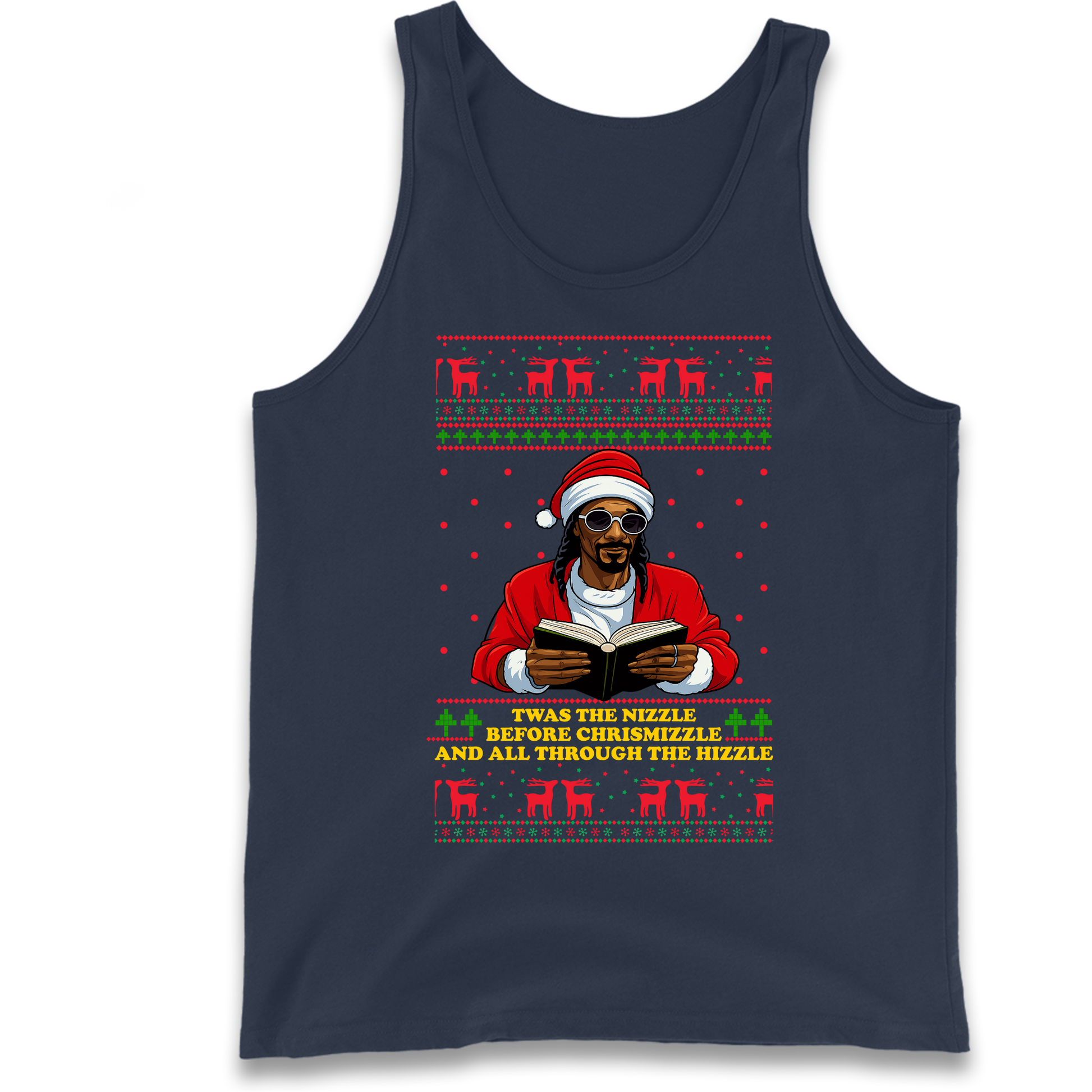 Snoop Dogg Nizzle Christmas Tank-Top