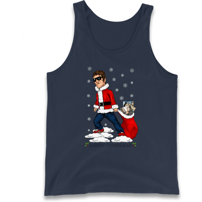 Liam Gallagher Christmas Santa Tank Top