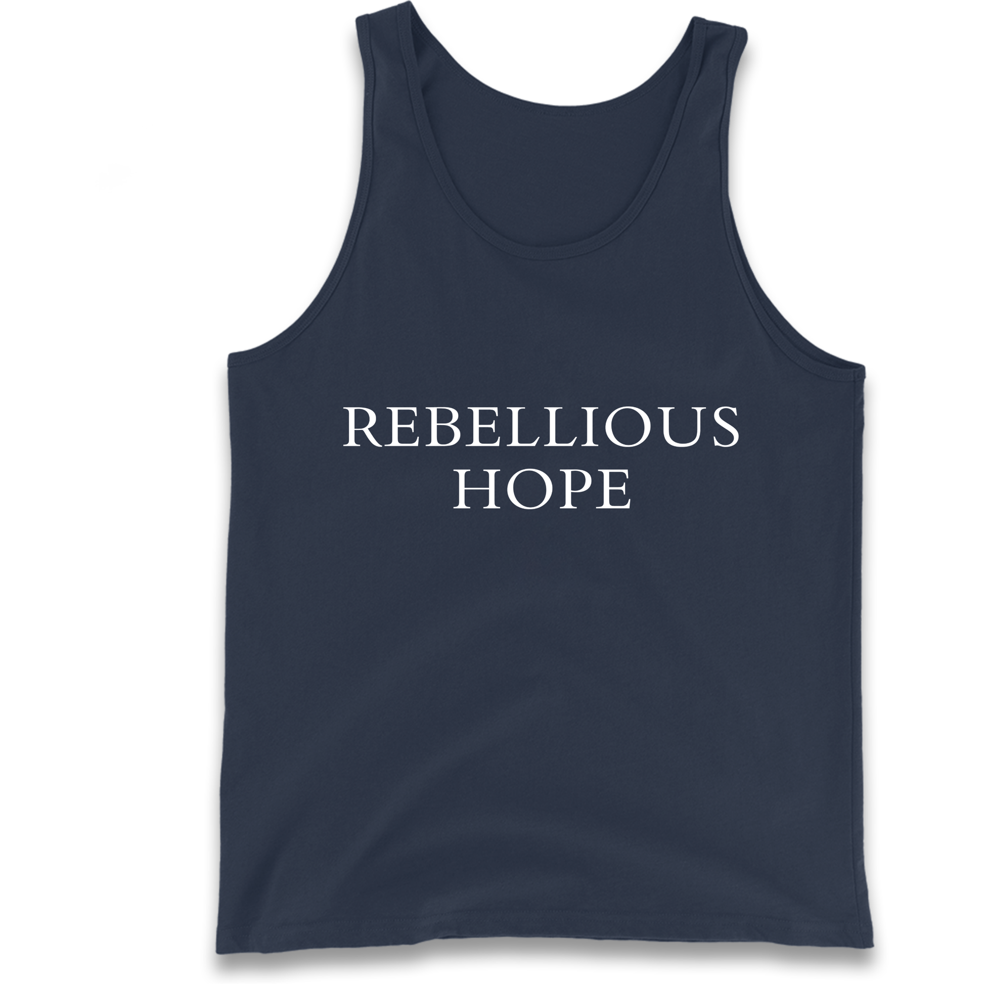 Rebellious Hope Embroidered Tank Top