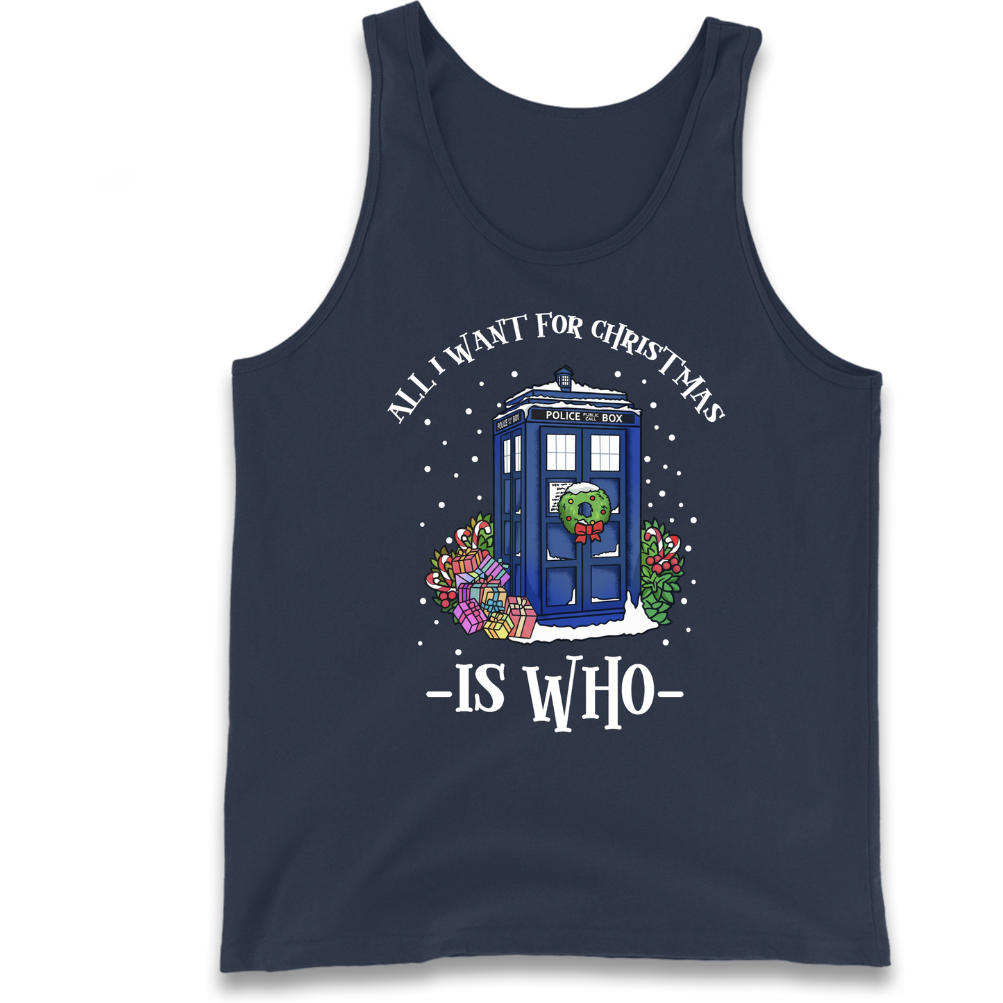 Dr Who Christmas Tank-Top