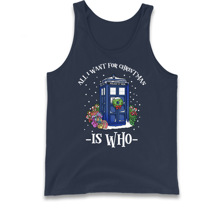 Dr Who Christmas Tank-Top
