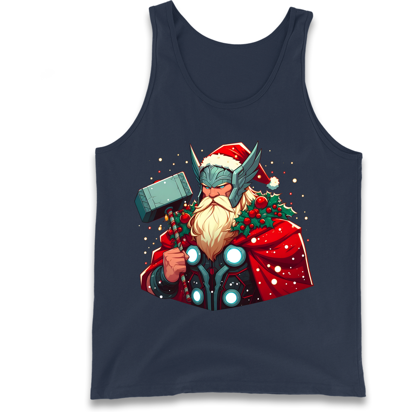 Viking Thor Santa Tank Top
