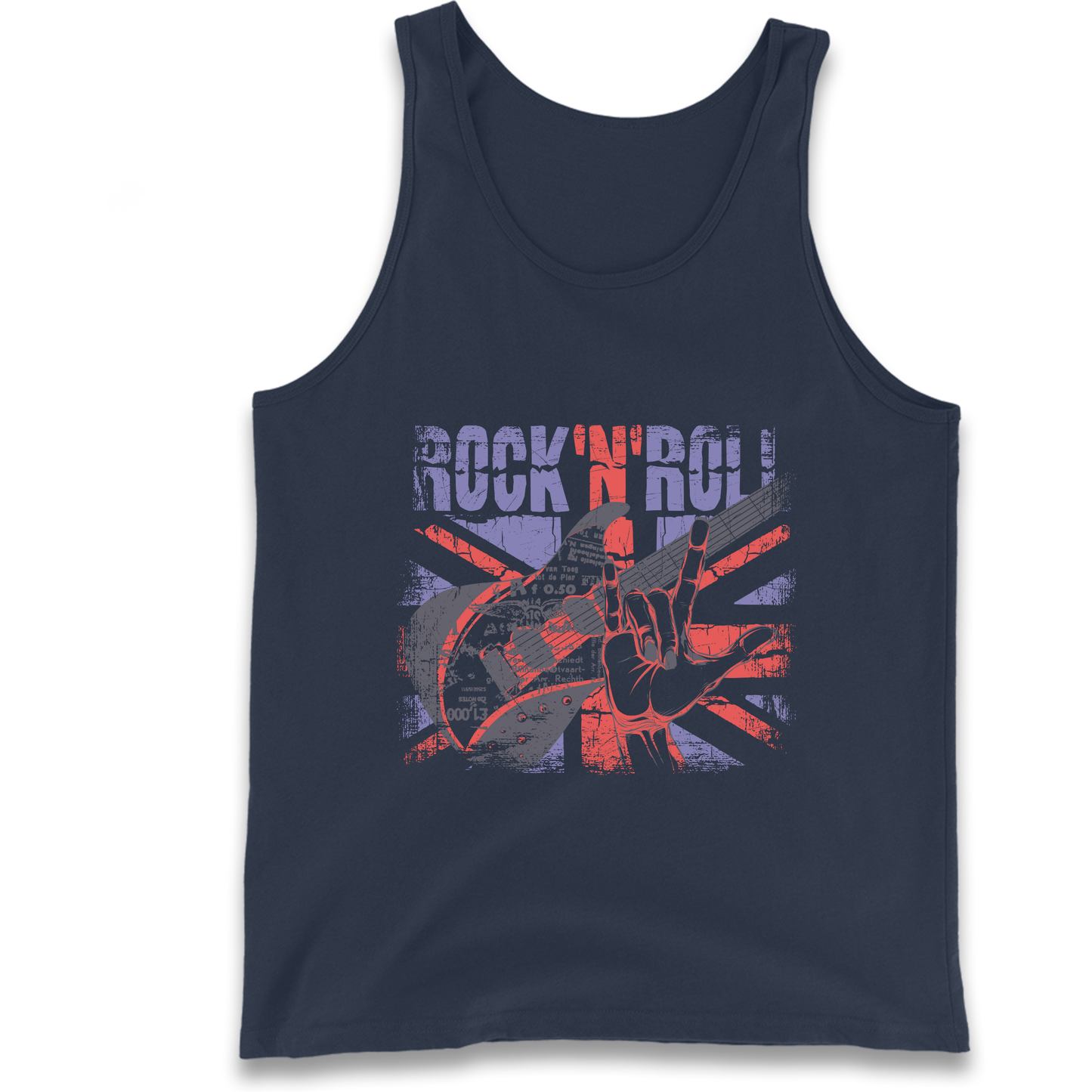 Rock N Roll Union Jack Tank Top