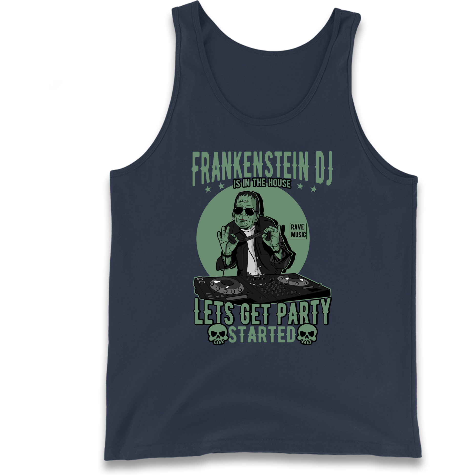 Frankenstein DJ Tank Top