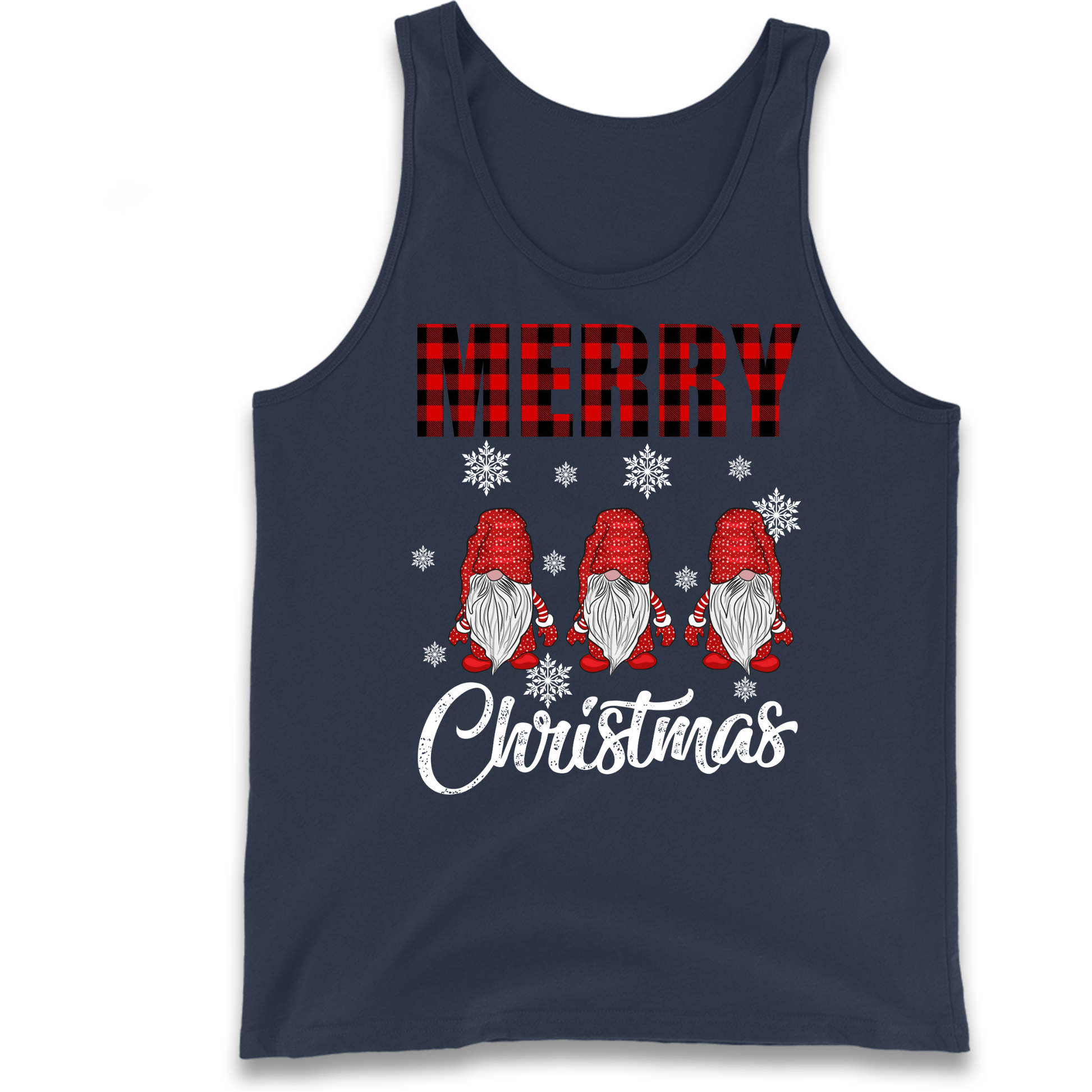 Merry Knomes Christmas Tank-Top