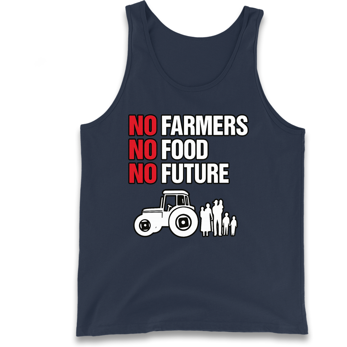 Farmers Agricultural Inheritance Tax Protest Tank Top