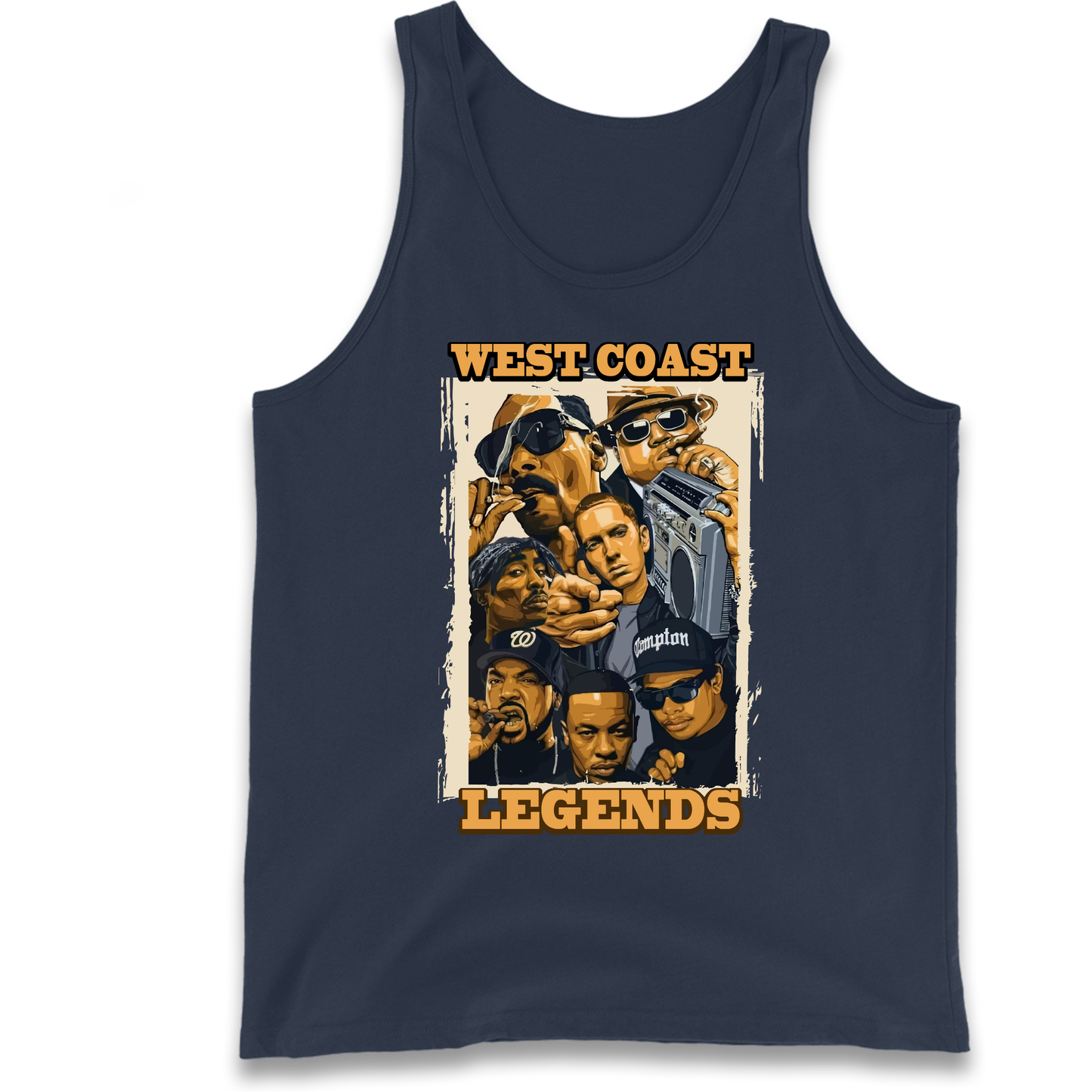 West Coast Legends Rappers Tank Top