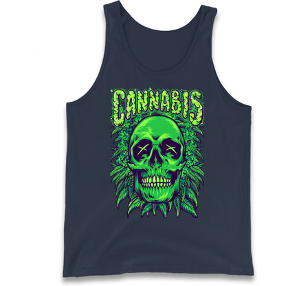 Cannabis Skull Tank Top