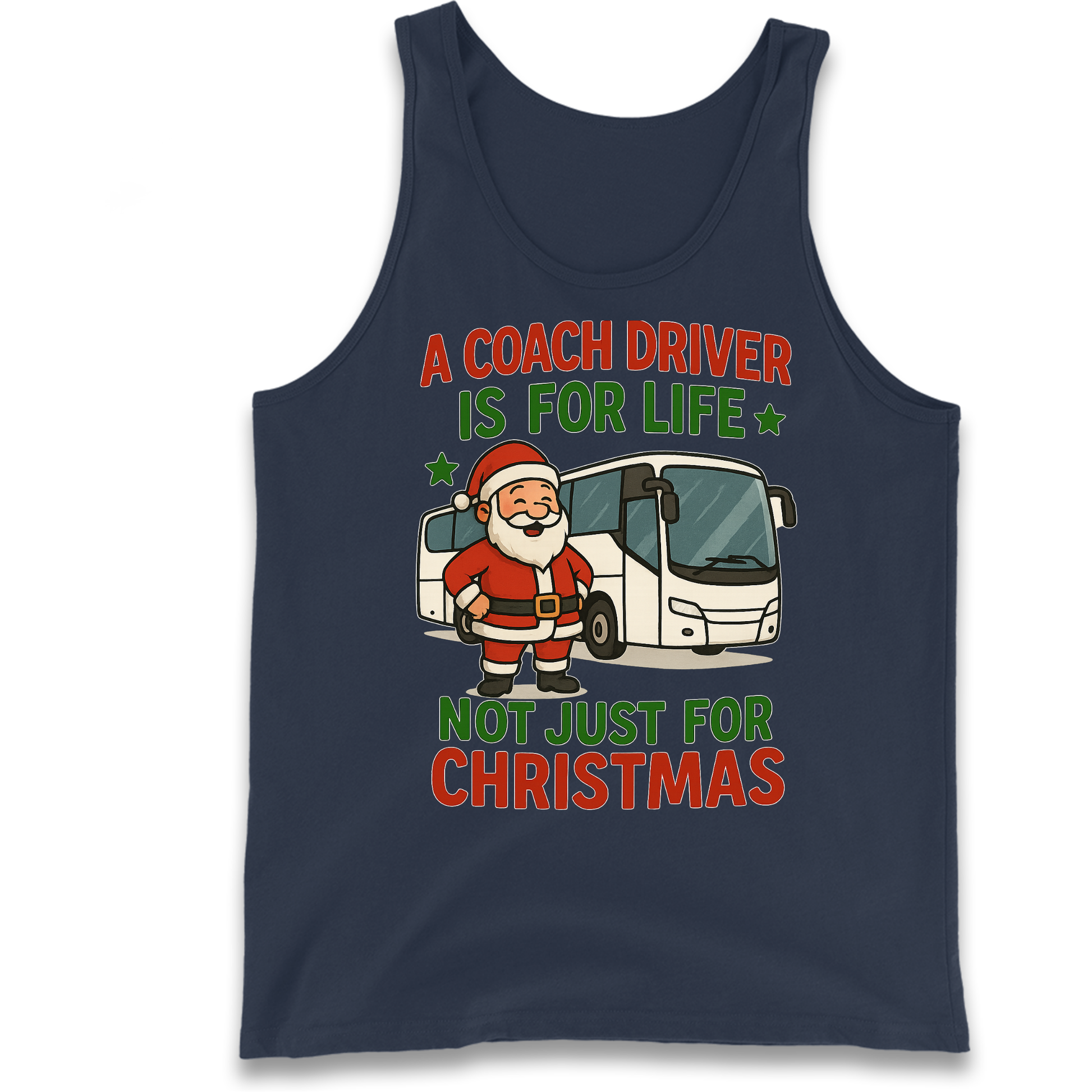 Coach Driver Christmas Tank Top