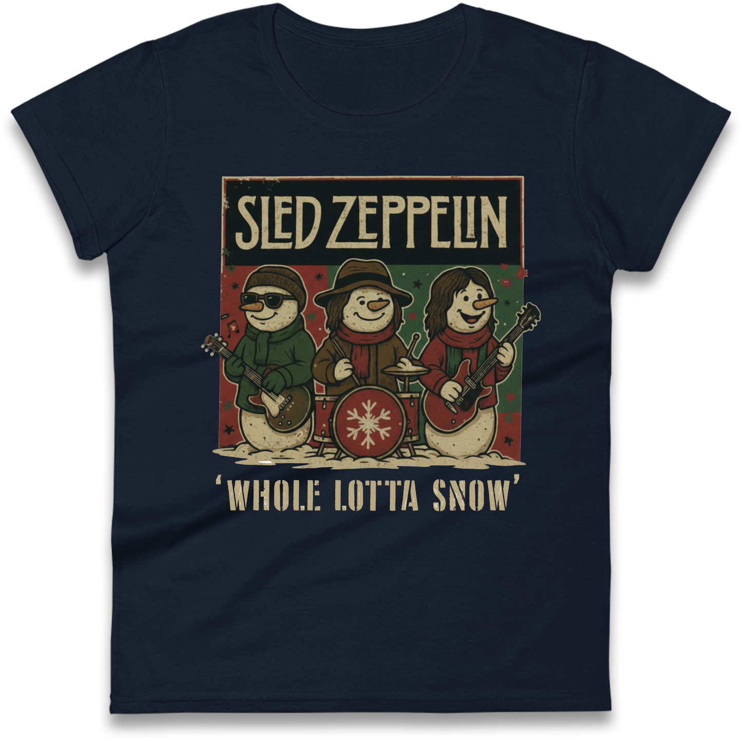 Led Zeppelin Christmas Ladies Shirt