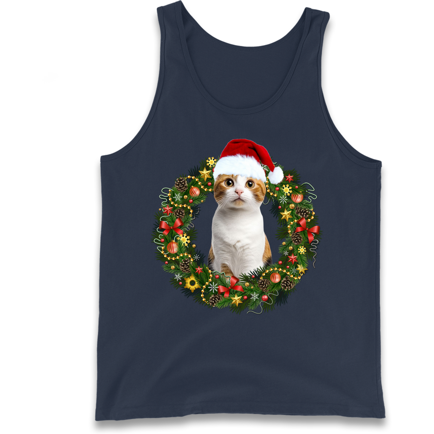 Cat Christmas Tank Top