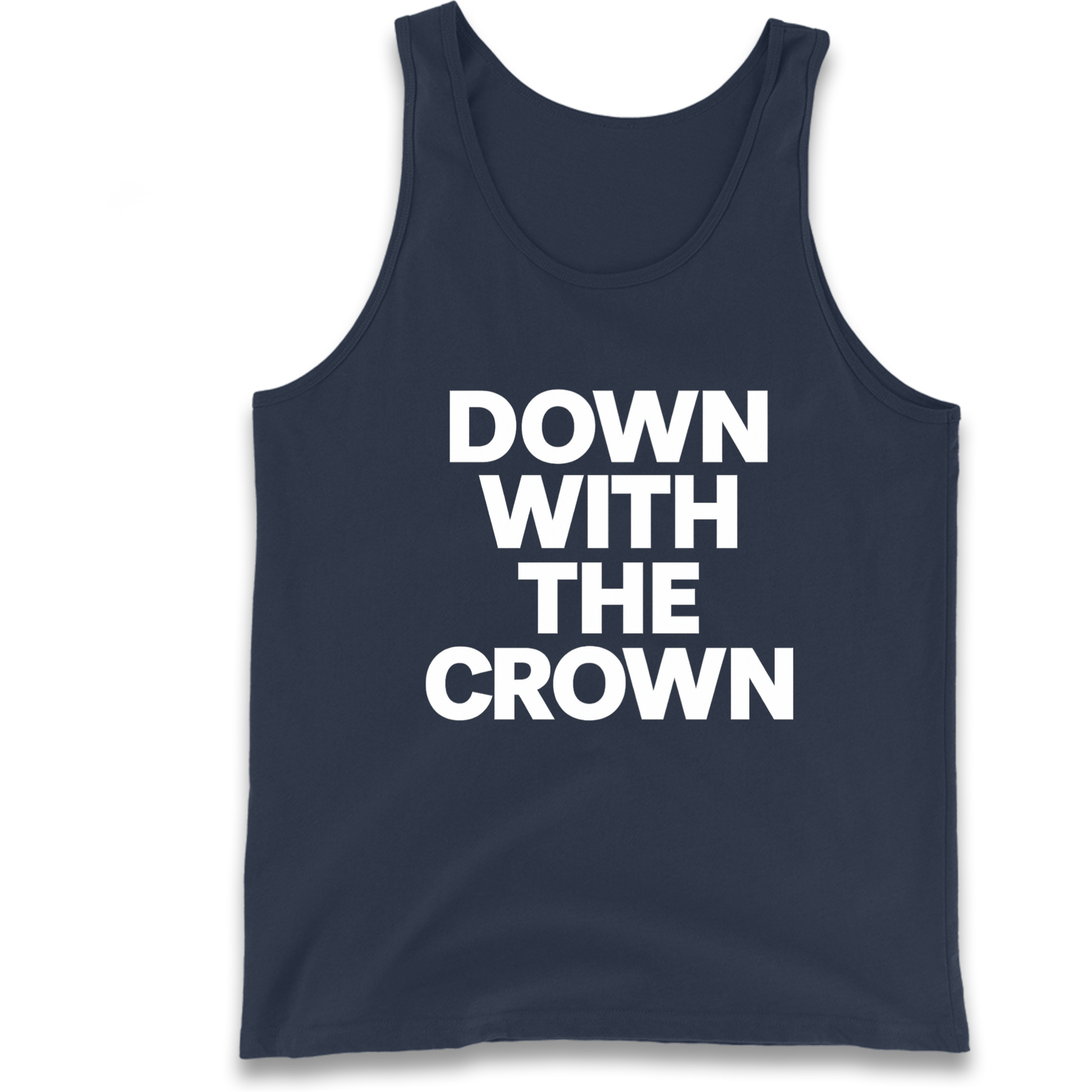 DOWN WITH THE CROWN Tank Top