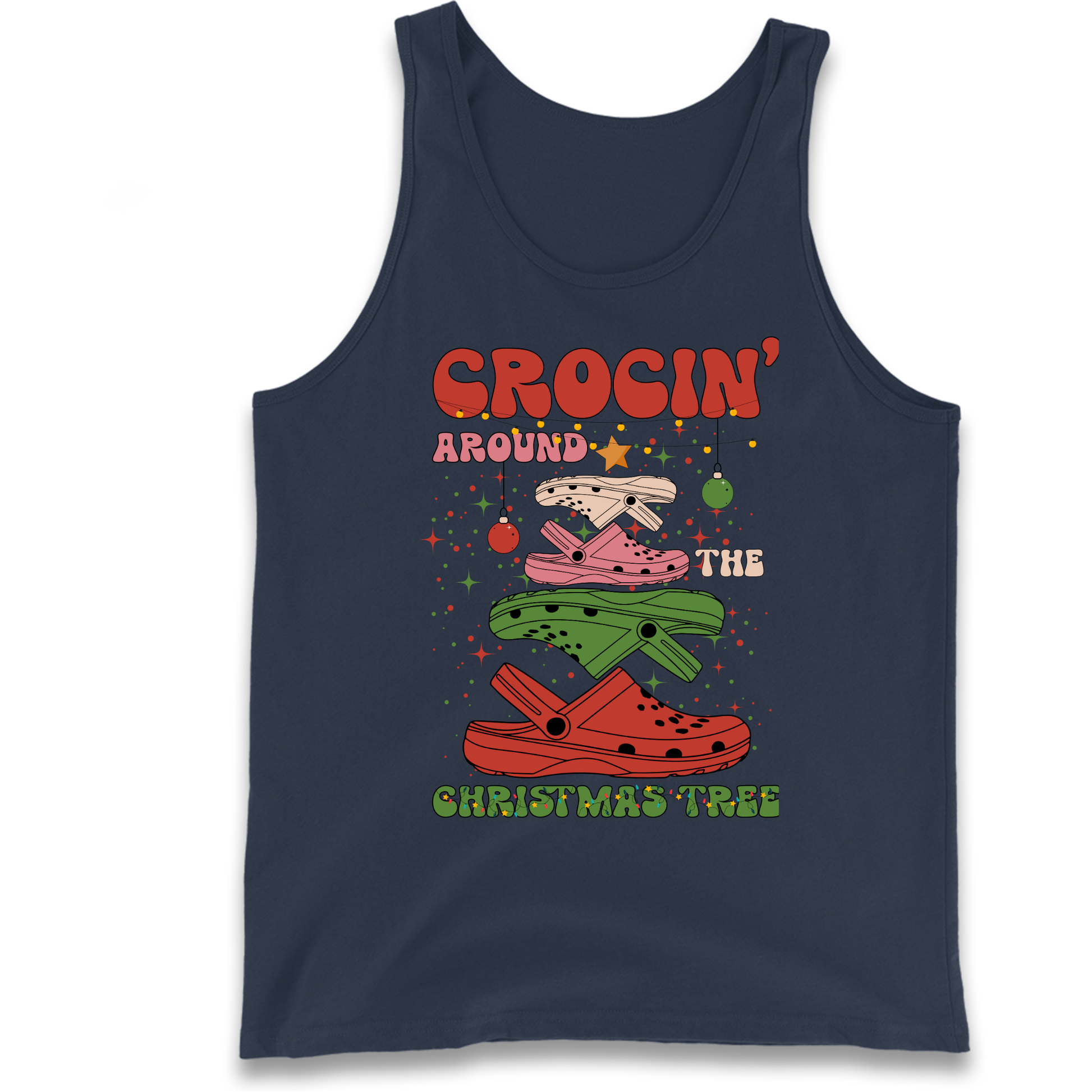 Crockin Around the Christmas Tree Christmas Tank Top