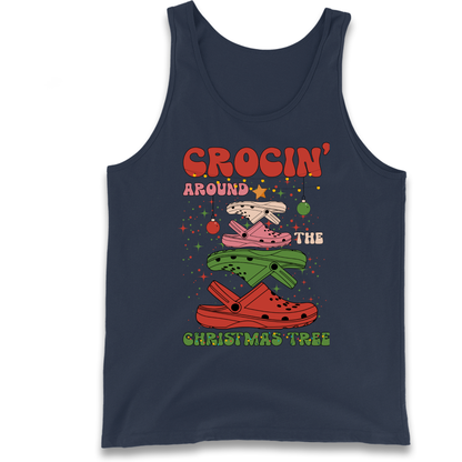 Crockin Around the Christmas Tree Christmas Tank Top