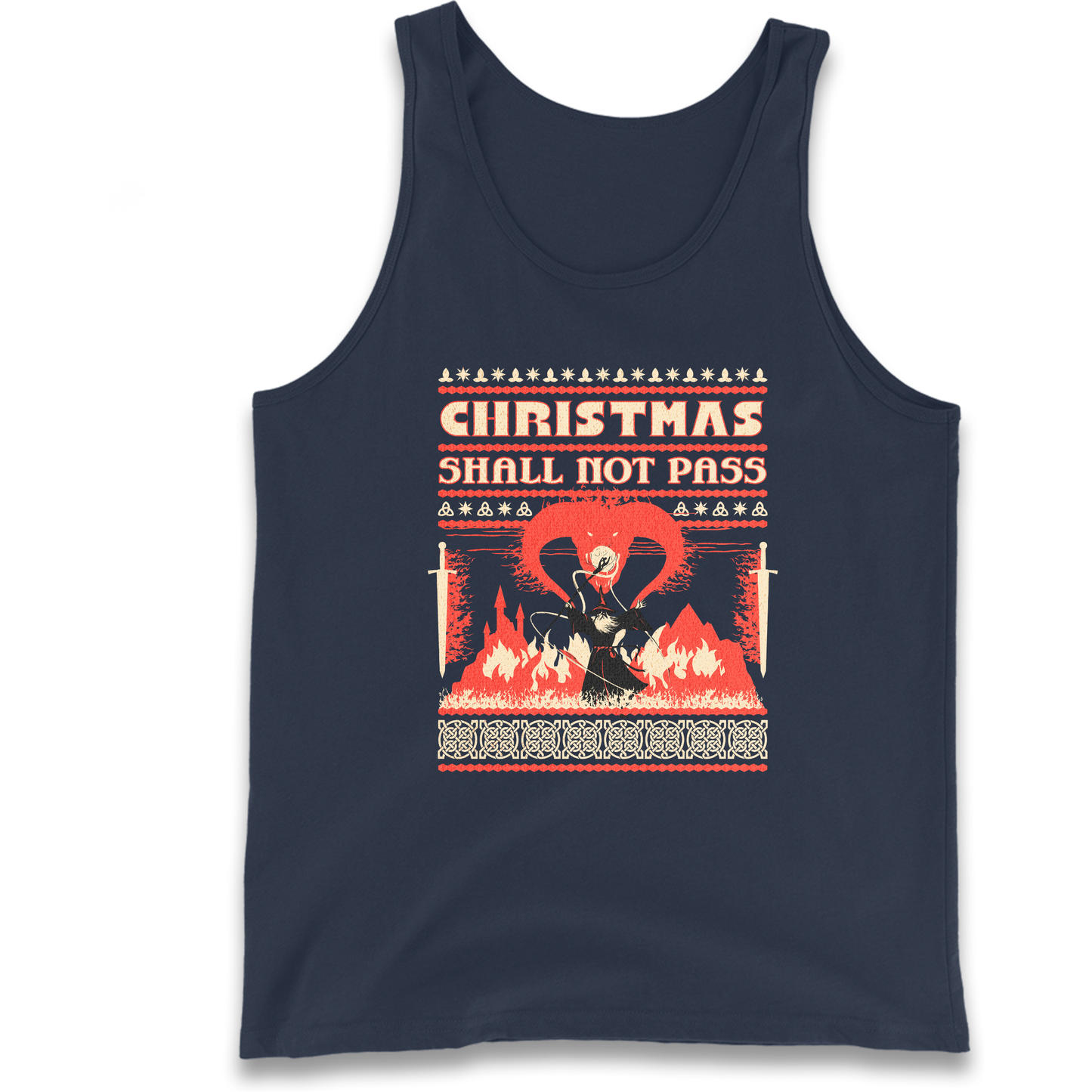 Christmas Shall Not Pass Tank Top