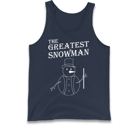 The Greatest Snowman Christmas Tank Top