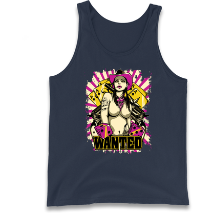 Wanted Ace Of Spades Tank Top