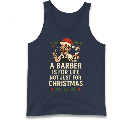 Barber Christmas Tank Top