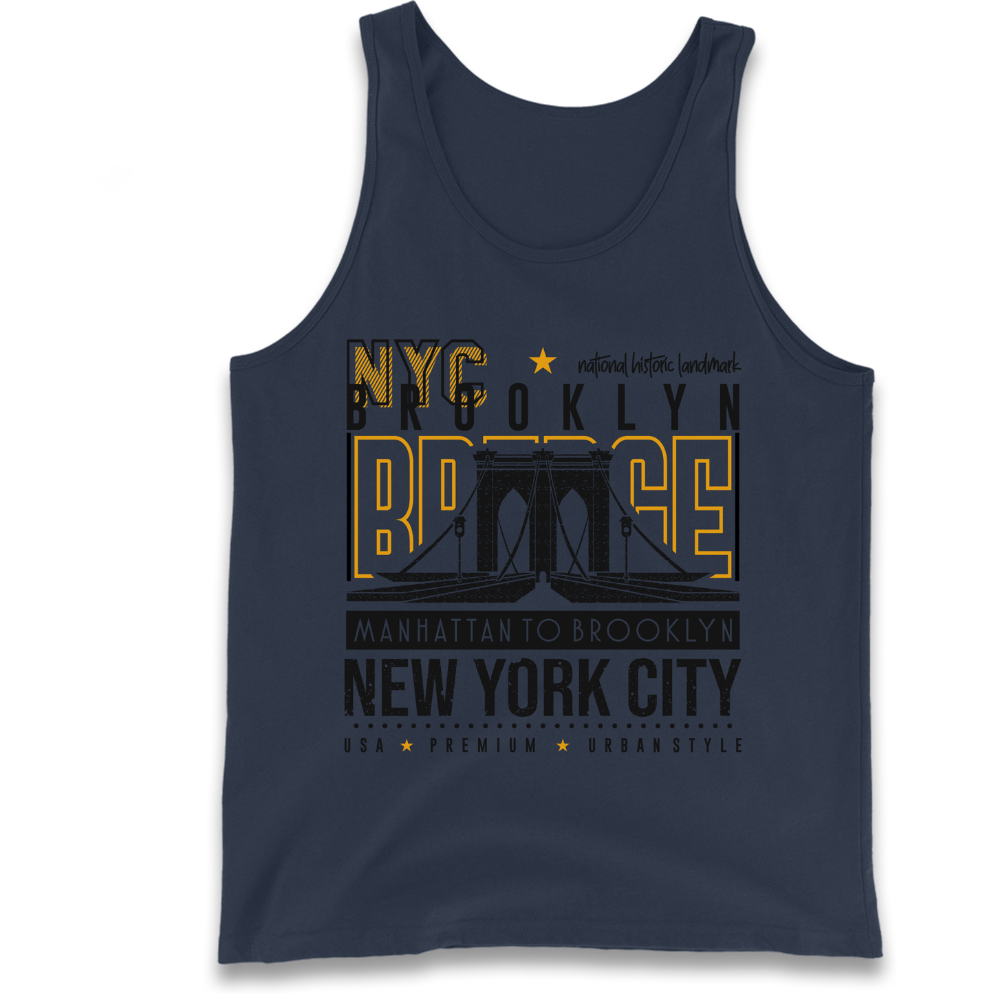 NYC Brooklyn Bridge Tank Top
