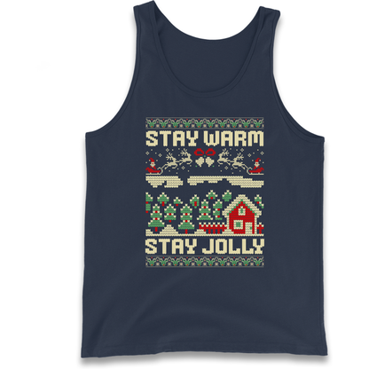 Stay Warm Stay Jolly Christmas Tank Top
