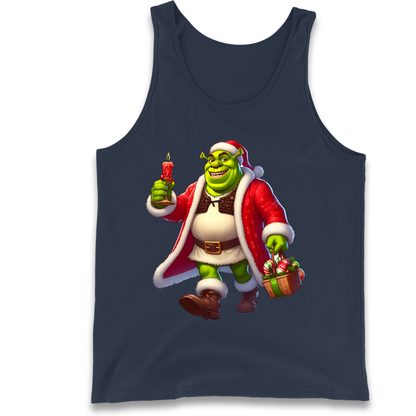Shrek Santa Candle Tank Top