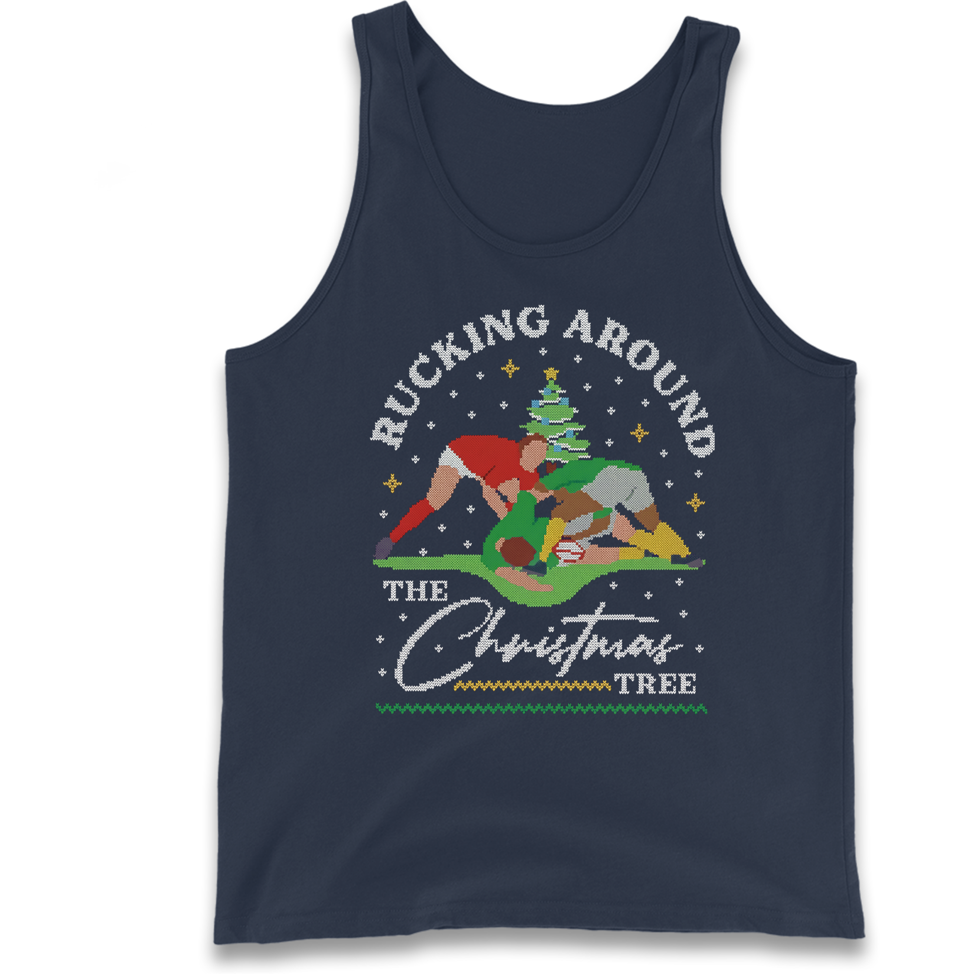 Rugby Christmas Tank Top