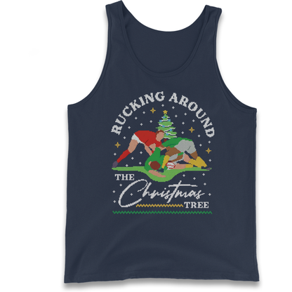 Rugby Christmas Tank Top