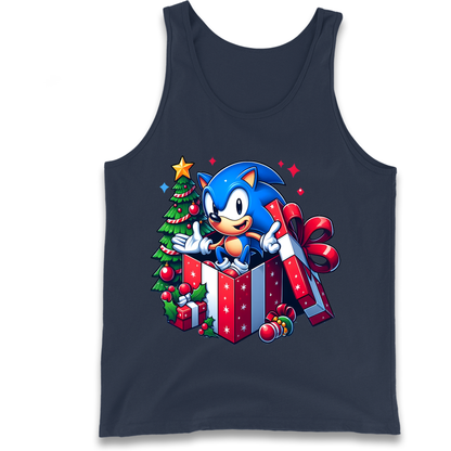 Sonic The Hedgehog Christmas Tank Top